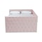 Baxton Studio Larkin Modern and Contemporary Pink Velvet Fabric Full Size Daybed with Trundle 187-11464-Zoro - alternate 2
